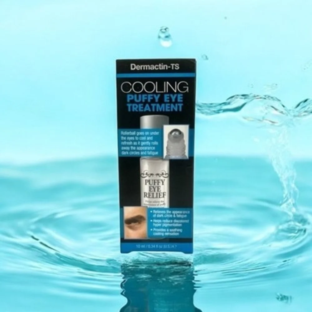 Dermactin-TS Men’s Puffy Eye & Dark Circle Treatment Roll-On Gel NIB